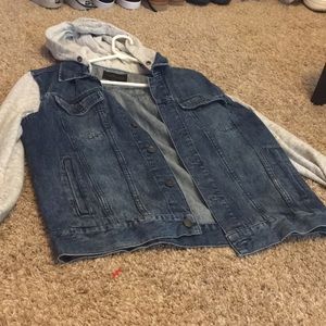 a jean jacket